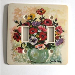 🌸Vintage Floral Light Switchplate Cover🌸